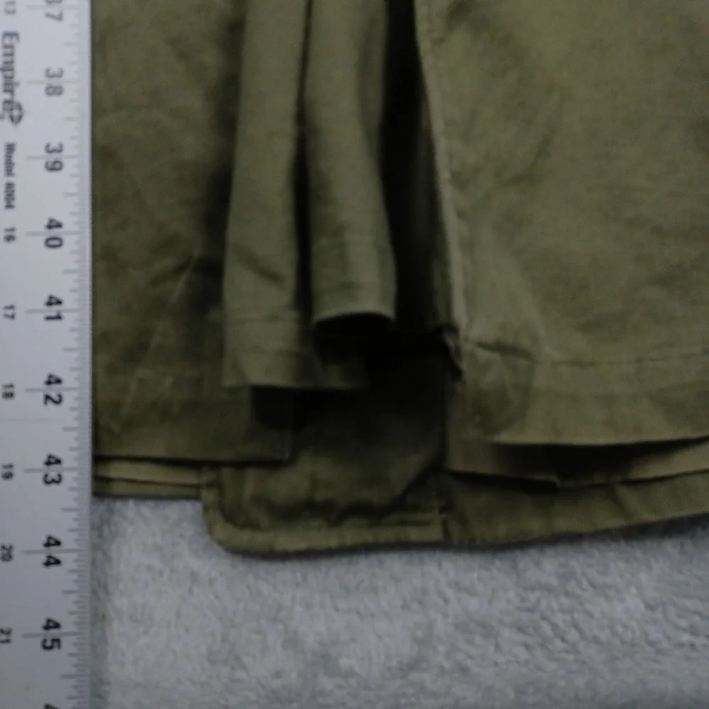 Vintage US Military Overcoat Mens Medium Green Wool Liner 1950s Belted OG 107